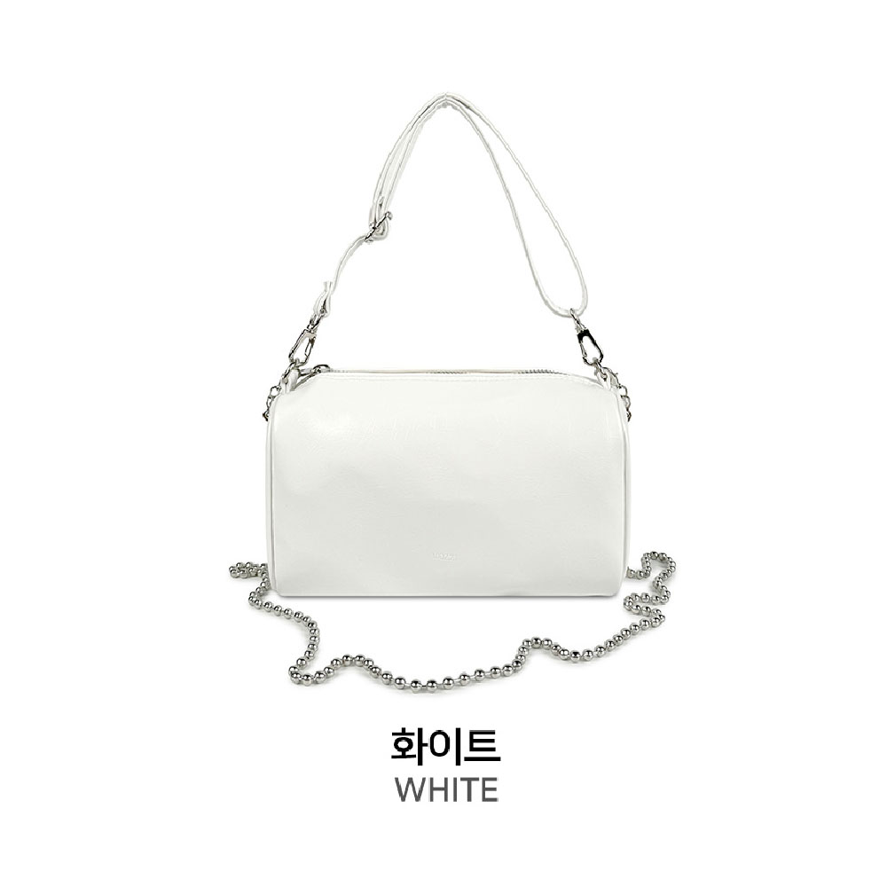 심플한 레더 미니 크로스백 캐주얼 핸드백 핸드폰 지갑가방 미니멀 체인 크로스 작은가방 - 상세 이미지 4
