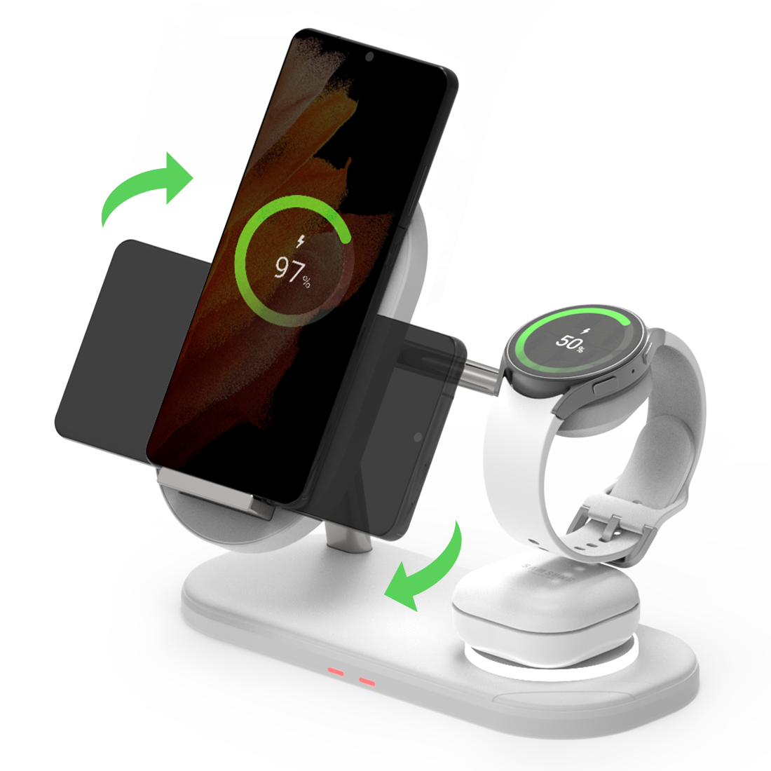 3in1 충전기 무선 충전기 고속 충전기 워치 충전 갤럭시 갤럭시워치