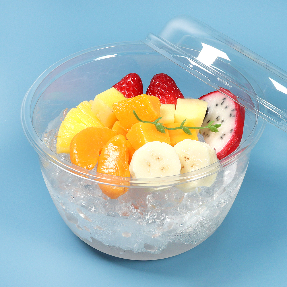 도토리 빙수용기 대 50세트 빙수 샐러드 포장 배달 : 해피팩