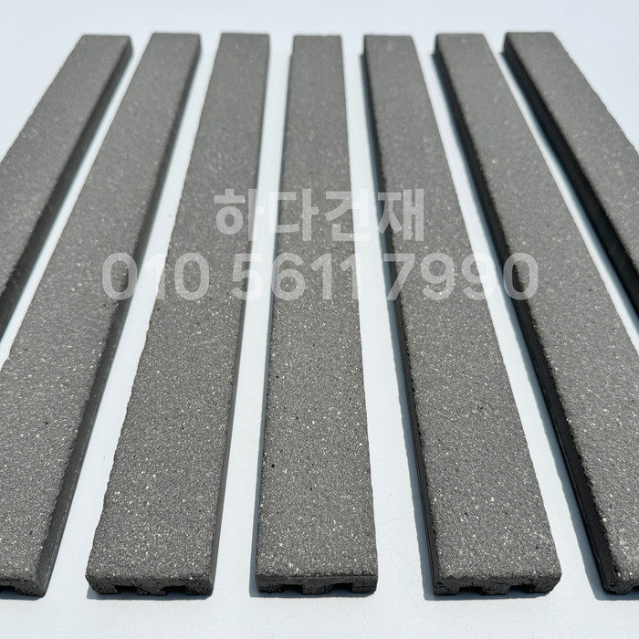 점토타일 그레인 500x45x18T 블랙 / 하다건재