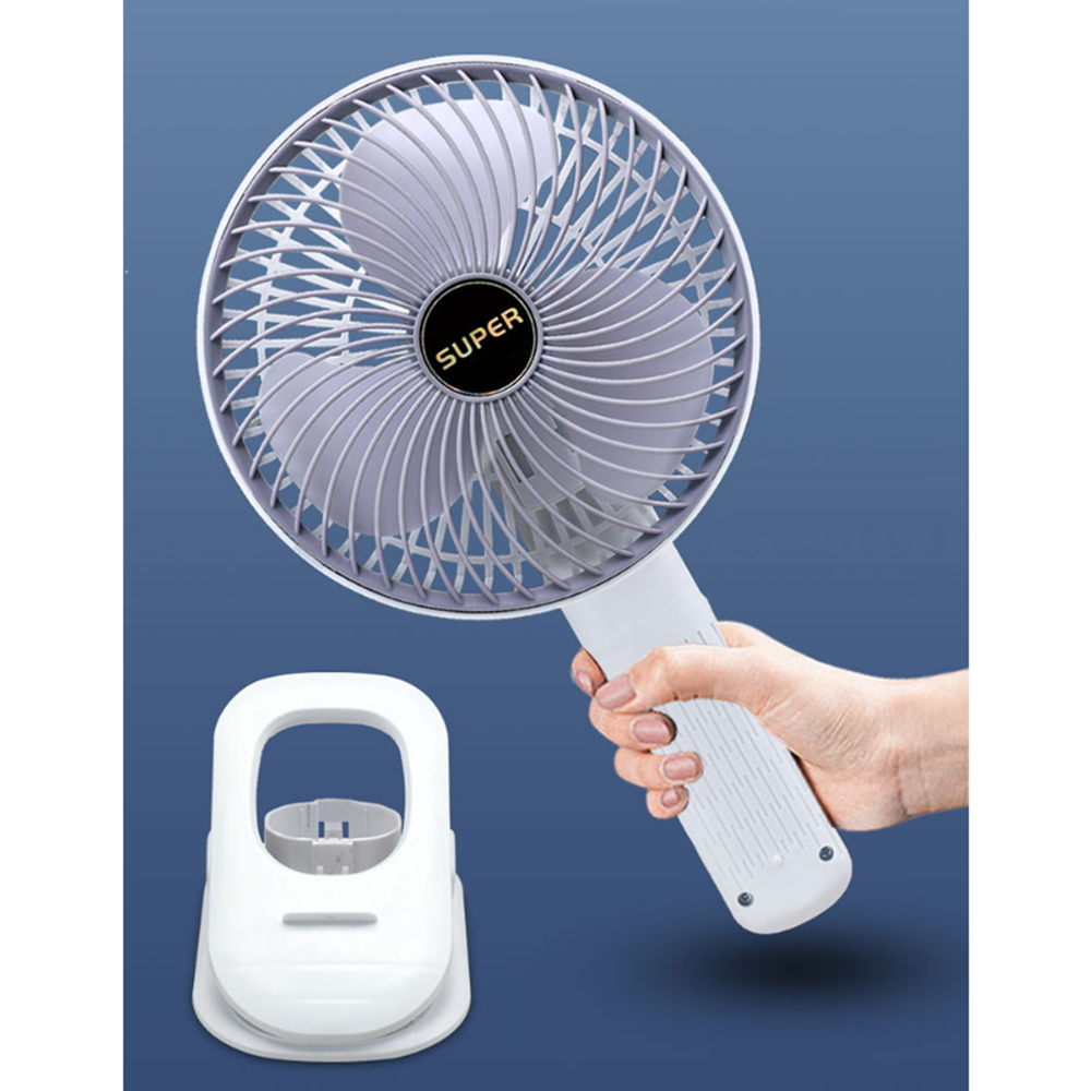집게형무선선풍기 클립형 벽걸이 책상용 탁상용 무소음 선풍기 - 상세 이미지 4