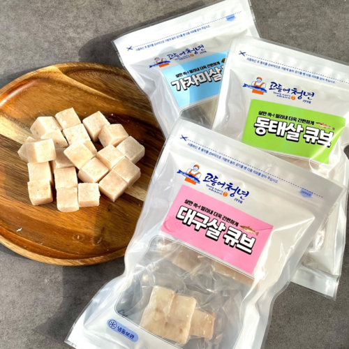 고등어청년 아기 큐브 생선 이유식 360g 유아식 대구살 가자미 동태 흰살 순살 어린이 - 상세 이미지 3