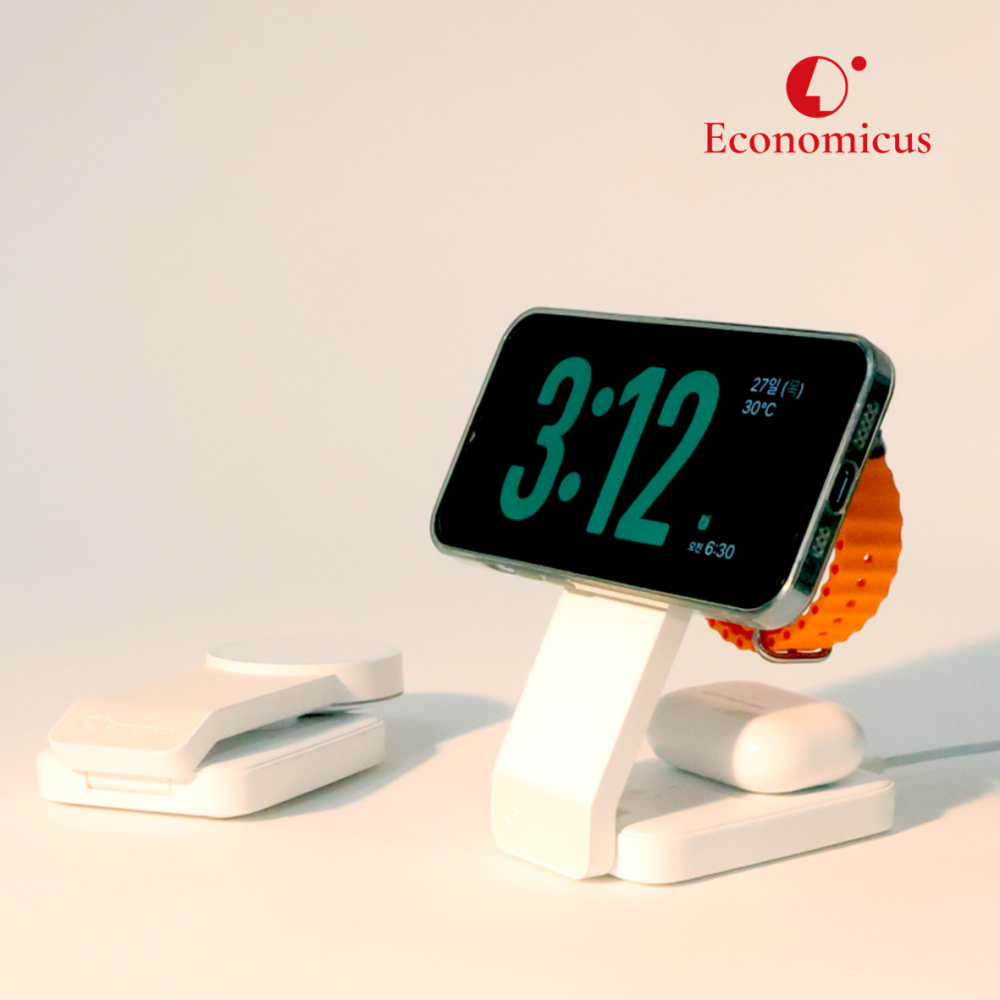 맥세이프충전기 qi2 갤럭시 워치 3in1 무선 충전기 거치대 아이폰 애플워치