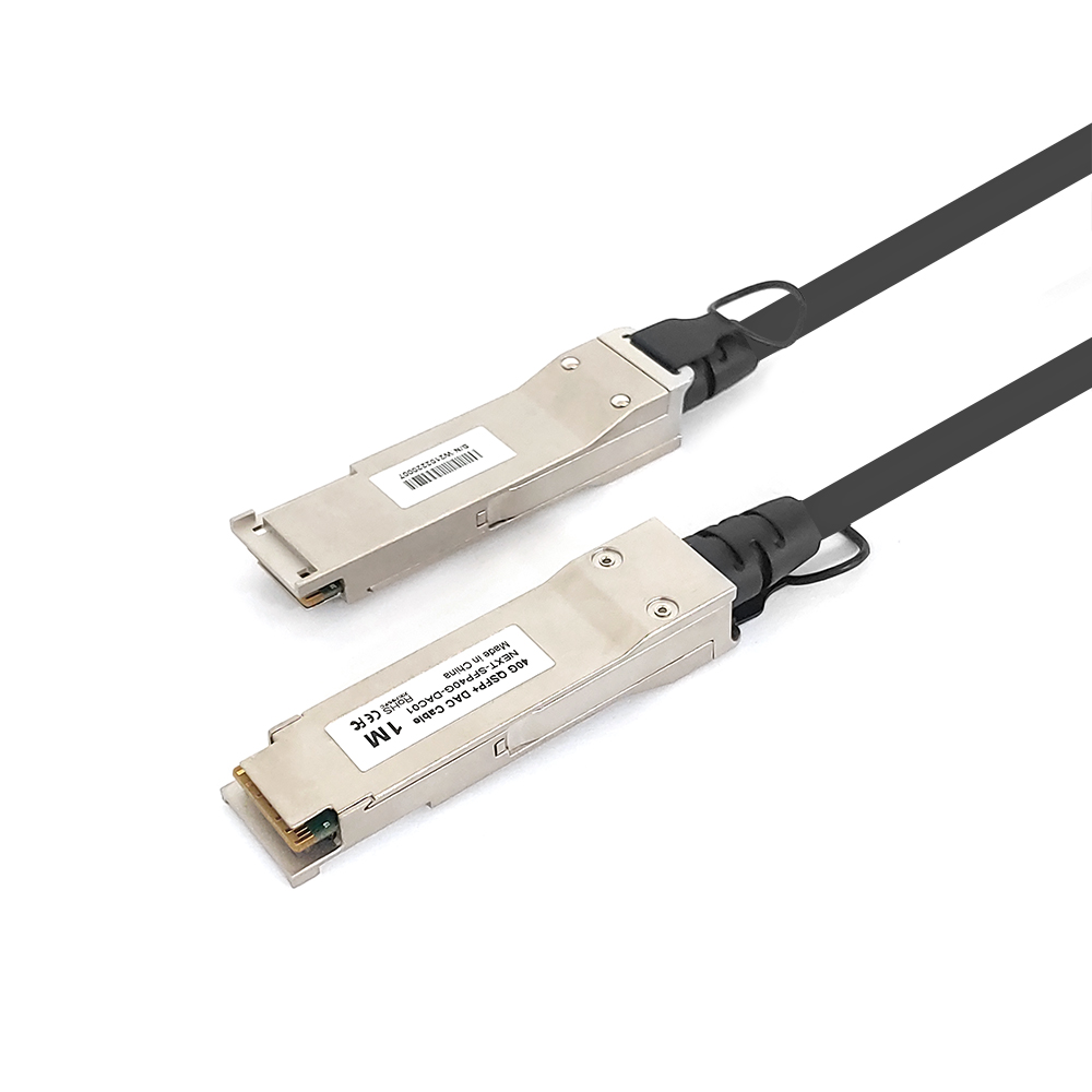 넥스트유 40G QSFP+DAC 지빅 일체형 1M 케이블 SFP40G-DAC01 - 상세 이미지 2
