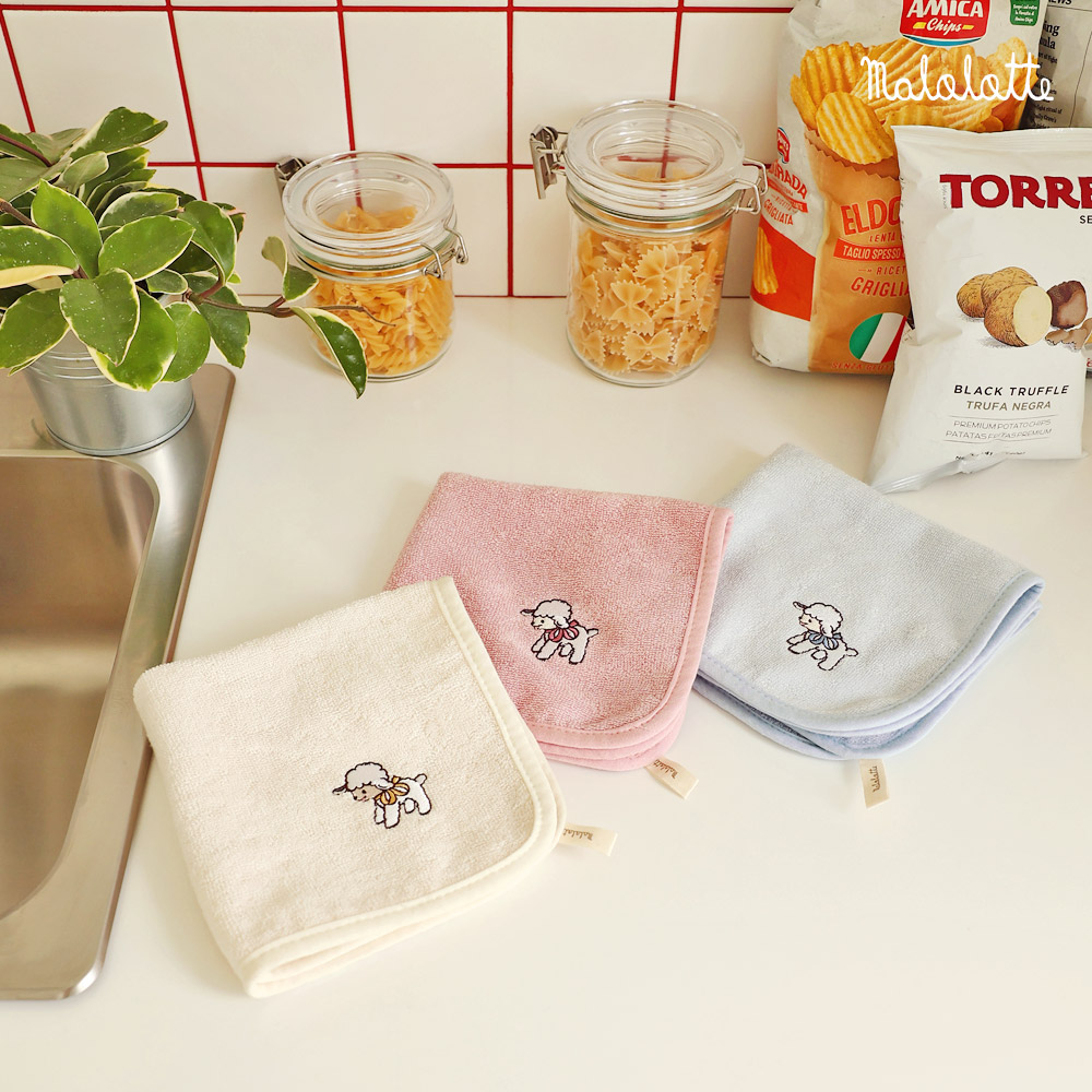 마롤로뜨 모달테리 어린이집 수건 핸드타올 여행용 아기 유치원 손수건