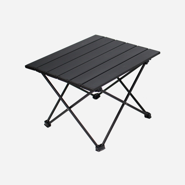 KOOLMAN 쿨맨 캠핑테이블 알루미늄 경량 접이식 ver2 S, 블랙