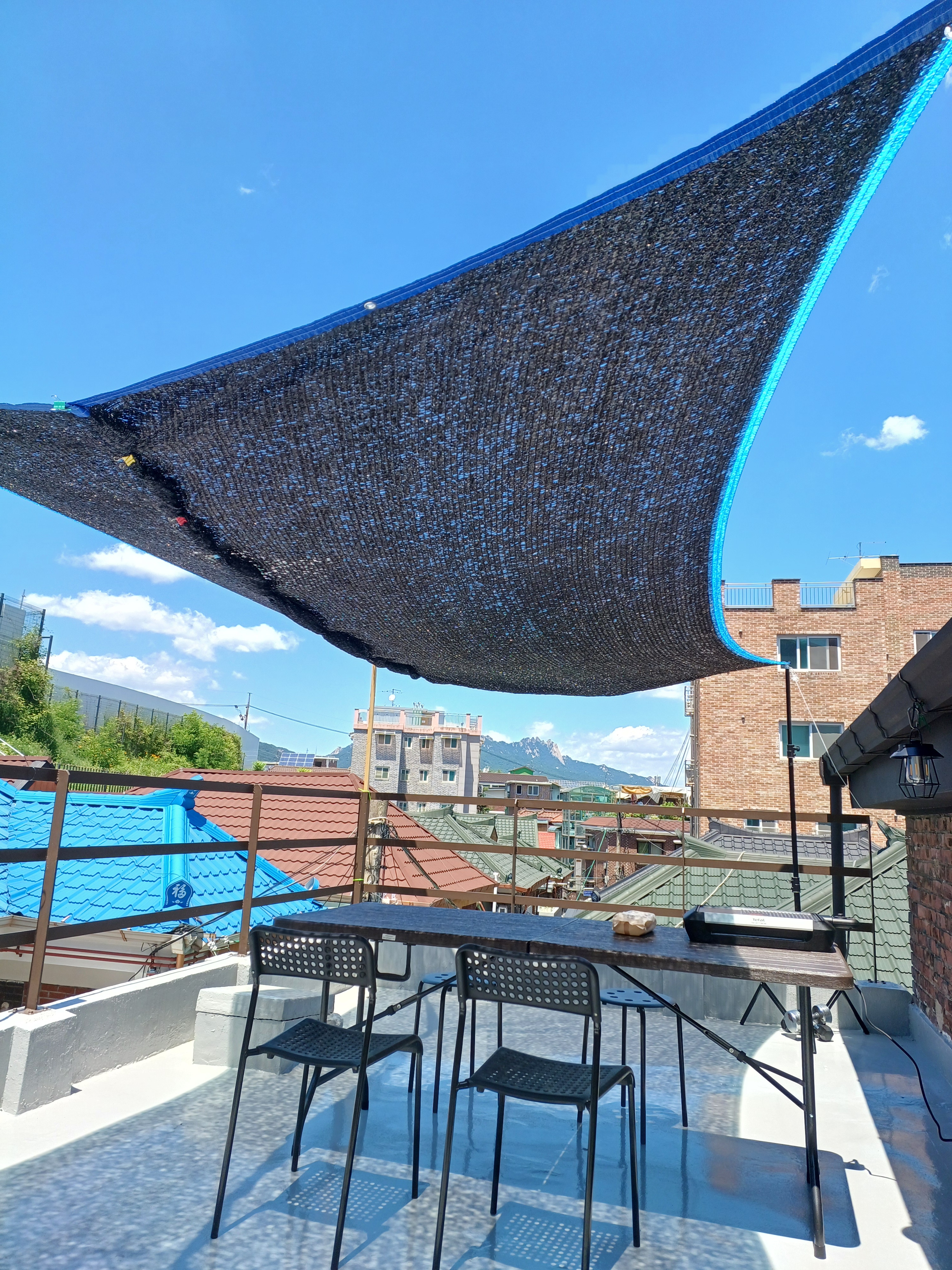 그늘막 옥상 차광막 95% 6Mx10M 천막 햇빛 가림막 썬쉐이드 그늘애