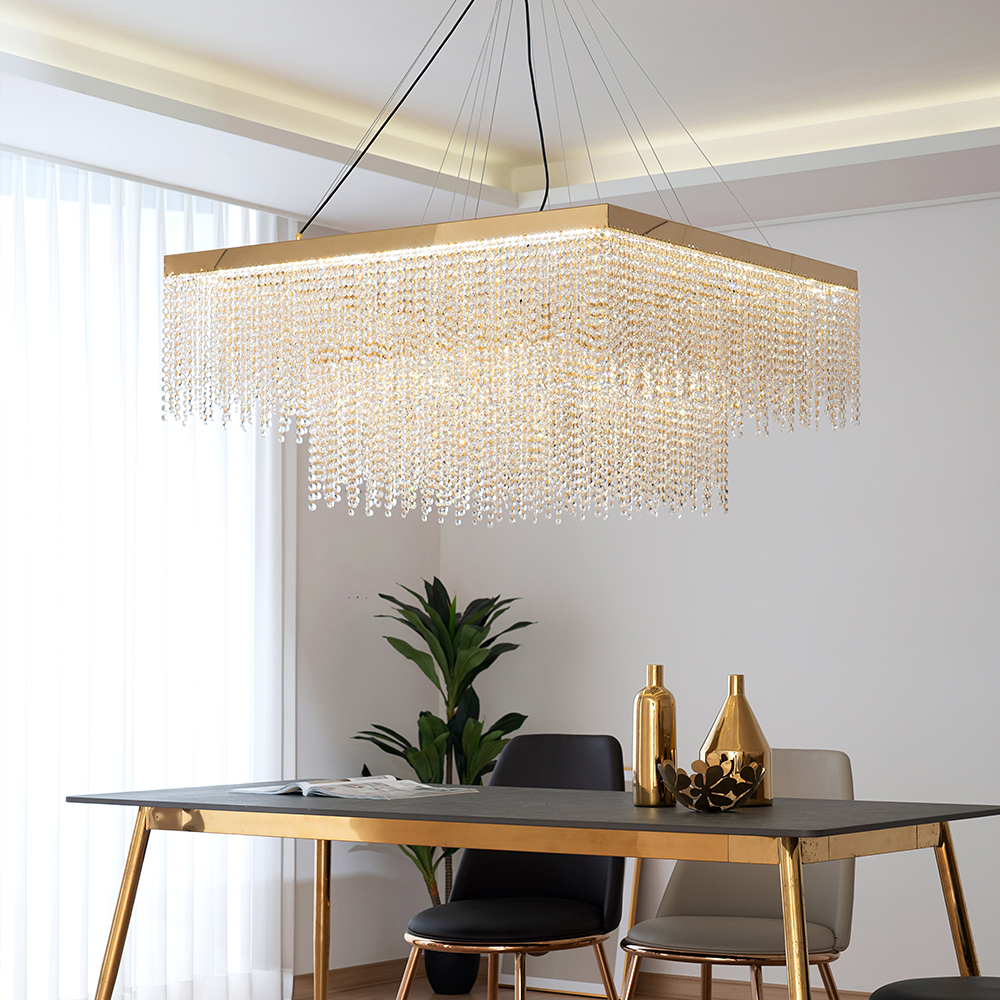 LED 식탁조명 식탁등 베르 크리스탈 150W 인테리어 샹들리에 - 상세 이미지 2