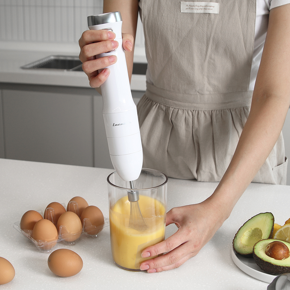 라쿠진 얼음도 갈리는 파워 무선 핸드 블랜더 믹서기 이유식 야채 마늘 다지기 LCZ204