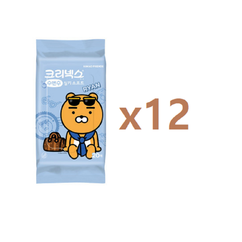 크리넥스 수앤수 카카오 휴대용 20매X12EA : 마켓디에이알
