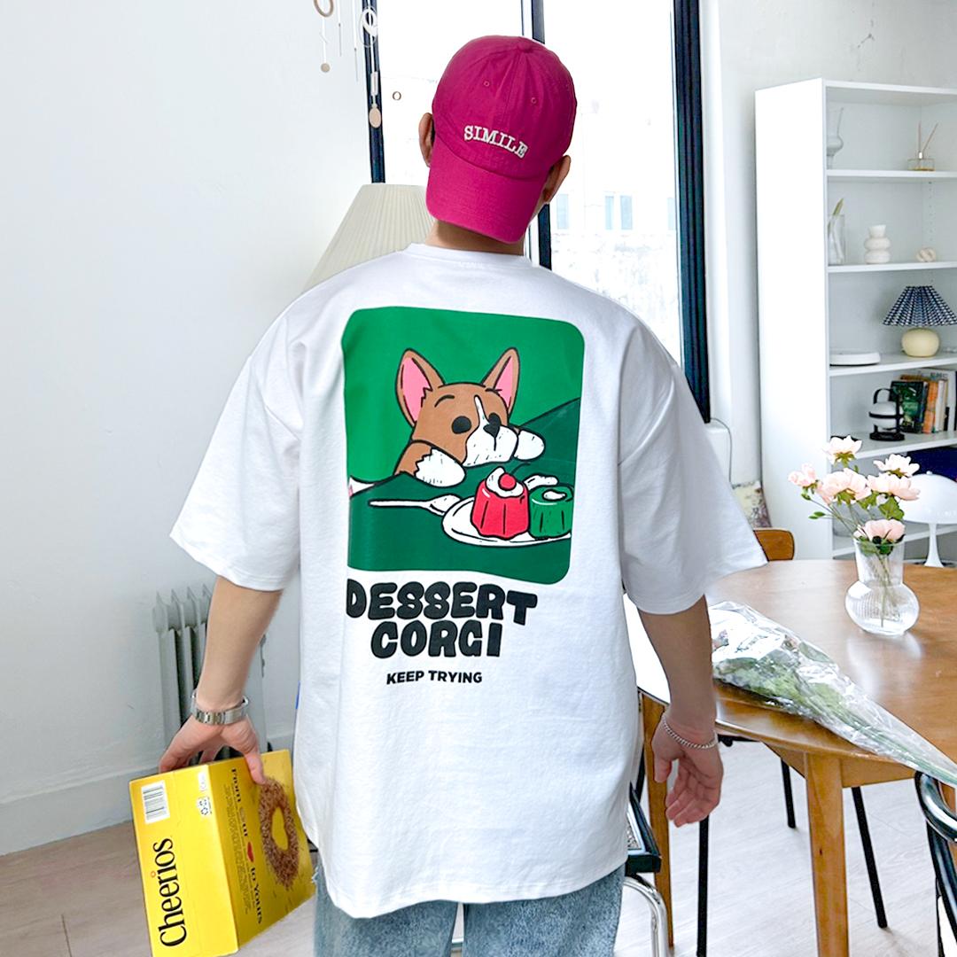 남자여름티셔츠 쿨링티셔츠 세미오버핏반팔 - 상세 이미지 3