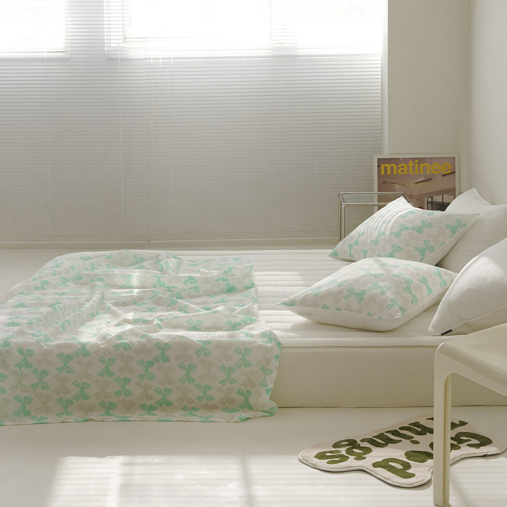 누비지오 스파쿨링 냉감 고정밴드 여름침대패드 SS