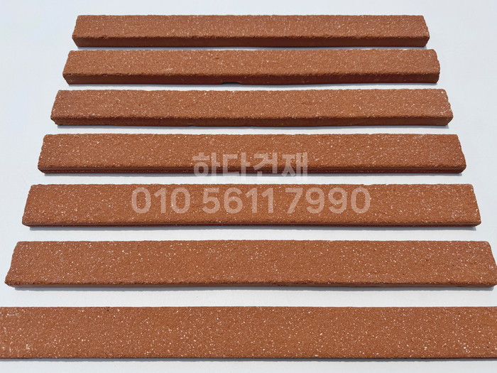 점토타일 그레인 500x45x18T 레드 / 하다건재