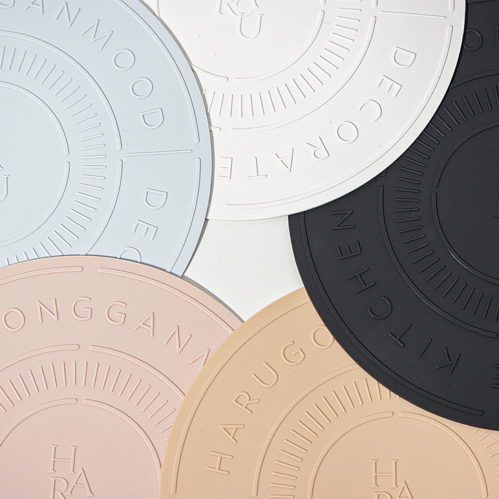 [네이버 단독구성] 하루의공간 레터링 인덕션 보호 실리콘 매트 2개 세트 상세 이미지 7