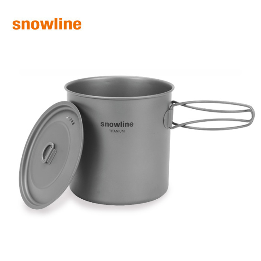 스노우라인 티타늄 코펠 1250ml 컵 경량 캠핑 차박 백패킹 수납파우치