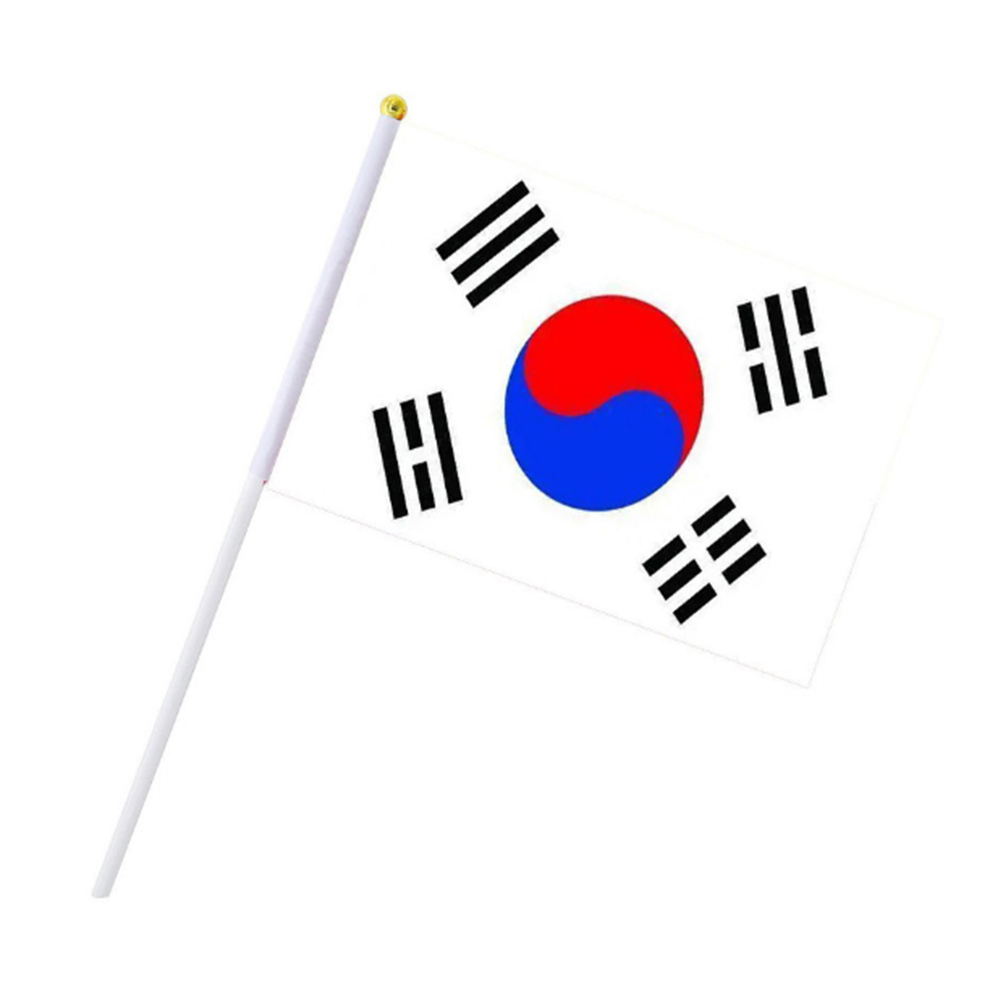 미니 태극기 소형 응원 손 깃발 작은 응원용 수기용 행사용 행사 가정용 운동회 체육대회 - 상품 이미지