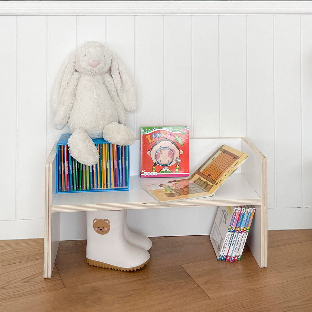 심플룸 아기 슈벤치 신발장 현관 벤치 의자 미니 수납장