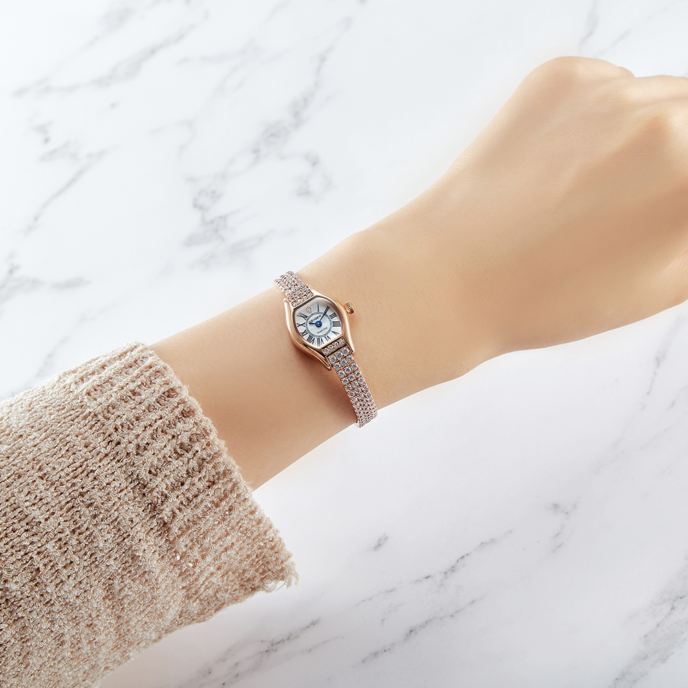 가이거 시계 여성 다이아 쥬얼 워치 GE1241 다이아몬드 큐빅 천연자개