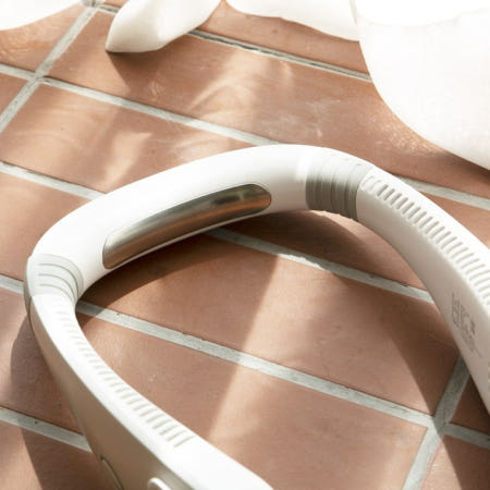 몽프레 협력사 급속냉각팬 넥밴드 선풍기 목에거는 휴대용 무선 서큘에이터 목풍기