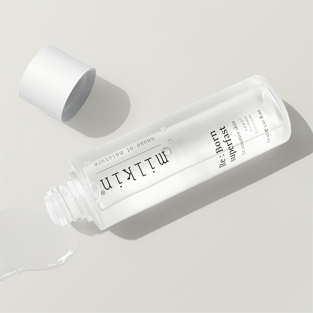 밀킨 리본 슈퍼패스트 약산성 히알루론산 스킨 토너 150ml 이미지 4