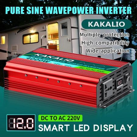 차량용인버터 태양광인버터 INVERTER 정현파 24 V에서 6000W 트랜스 파머 휴대용 자동차 엘이디 포함 : 지금은직구시대5