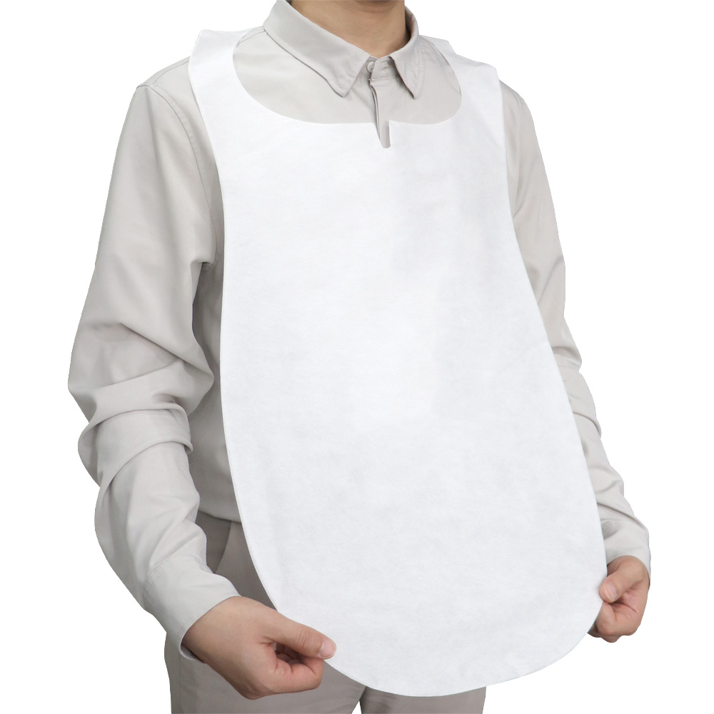 수라칸 부직포 일회용 앞치마 화이트 300매 위생앞치마 업소용 손님용 음식점 도매