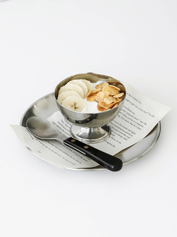 스텐 포크 아이스크림컵 아포가토 디저트 홈카페 요거트볼 240ml 이미지 8
