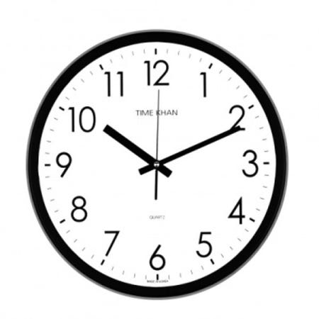 [드림디포] 타임칸 심플벽시계 3500K 개/1 400358