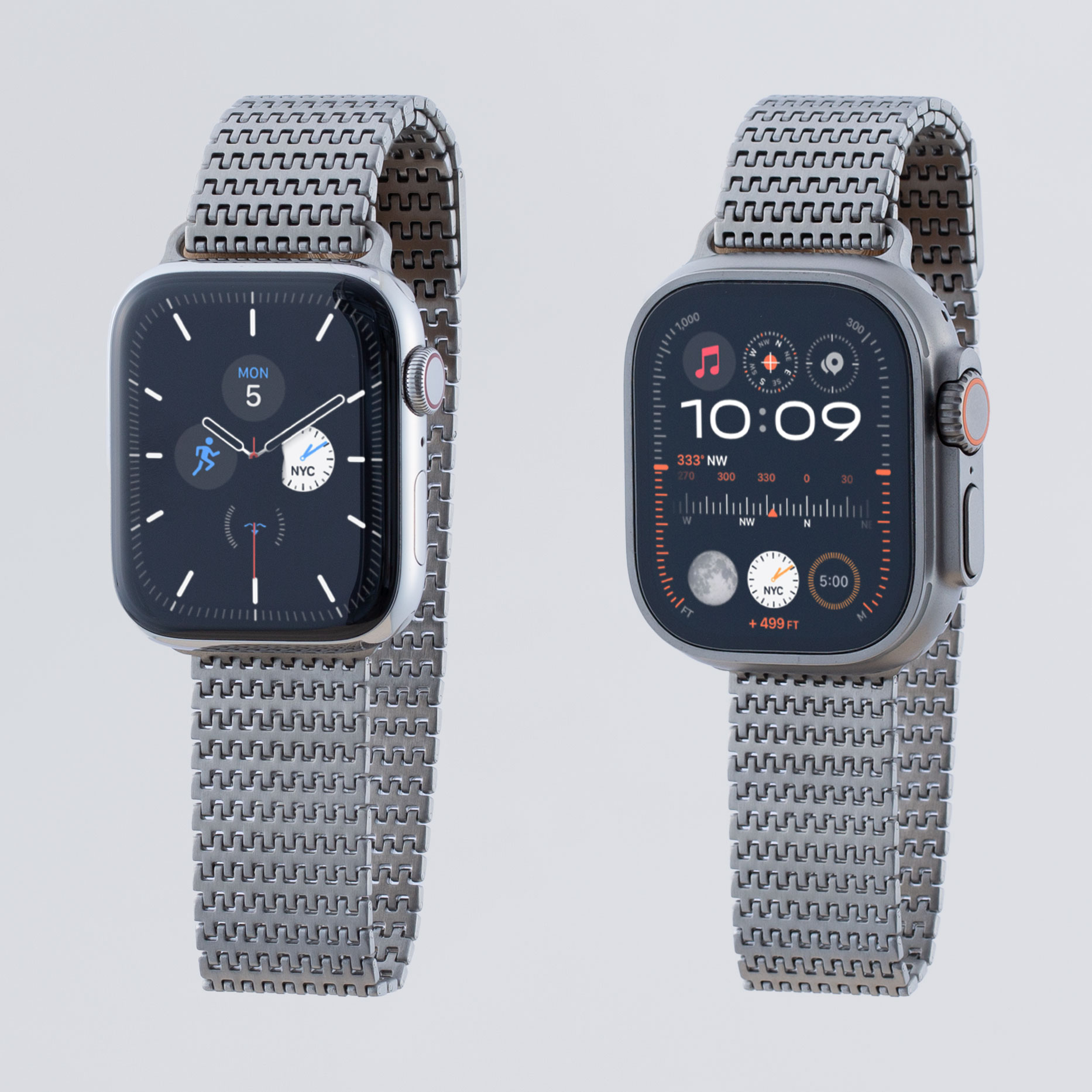 애플워치 밀레니즈 루프 스트랩 메탈 울트라 10 애플워치9 8 7 SE2 3 밴드 줄 줄질