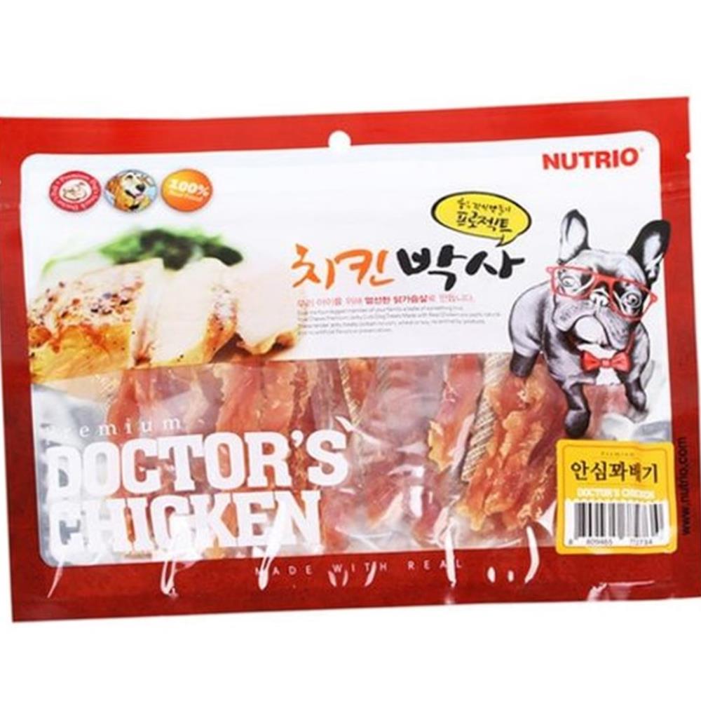 I66 펫 치킨박사 안심꽈배기 300gX5봉 애견간식 강아지간 강아지간식 : CK0104