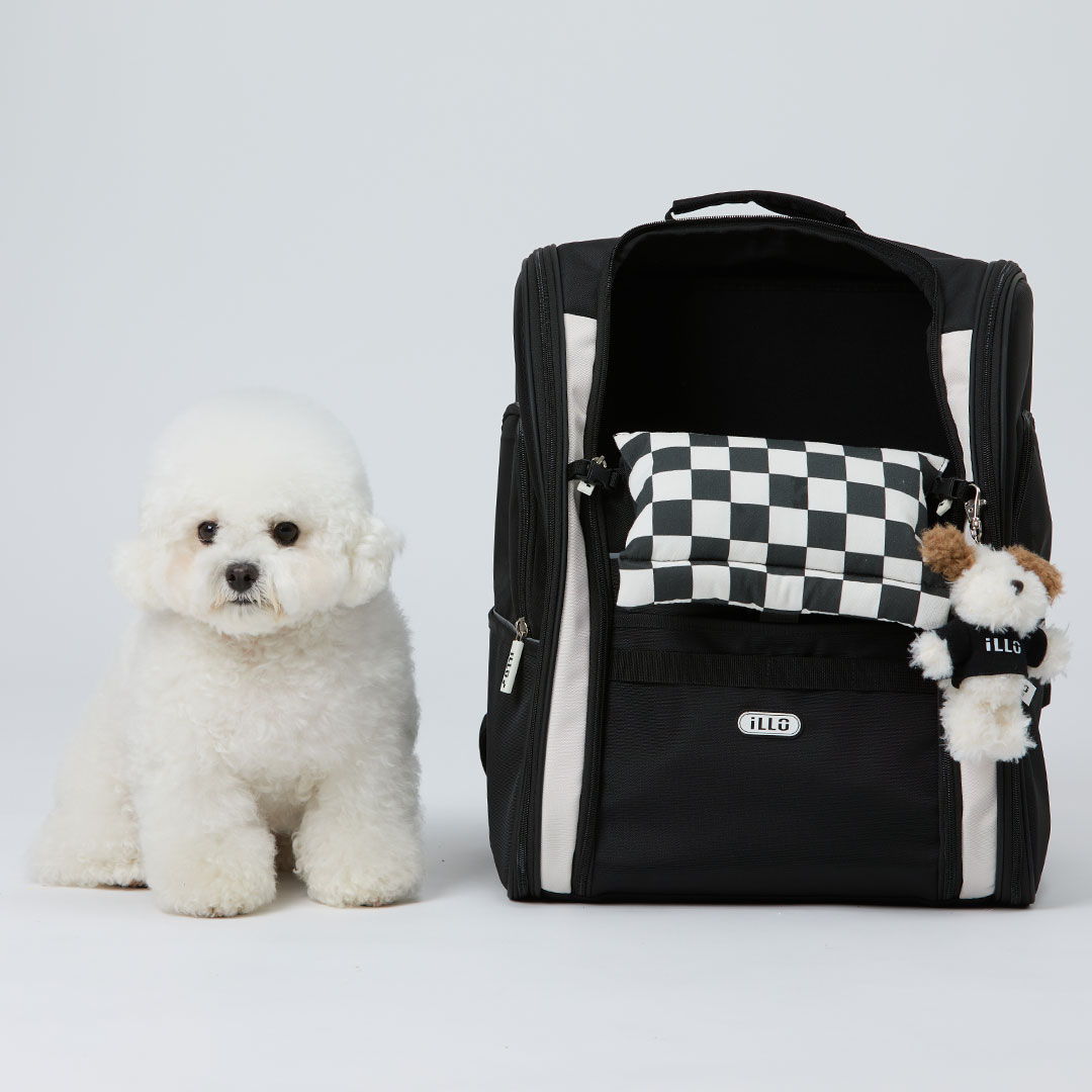 일로 지오백 강아지 백팩 기내용 반려견 이동가방 안전벨트 카시트 소형견 중형견 이동장