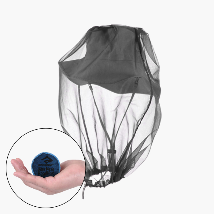 씨투써밋 울트라 메쉬 헤드 네트 수납 케이스 포함 방충 벌 모자 양봉 낚시 벌초 방충망