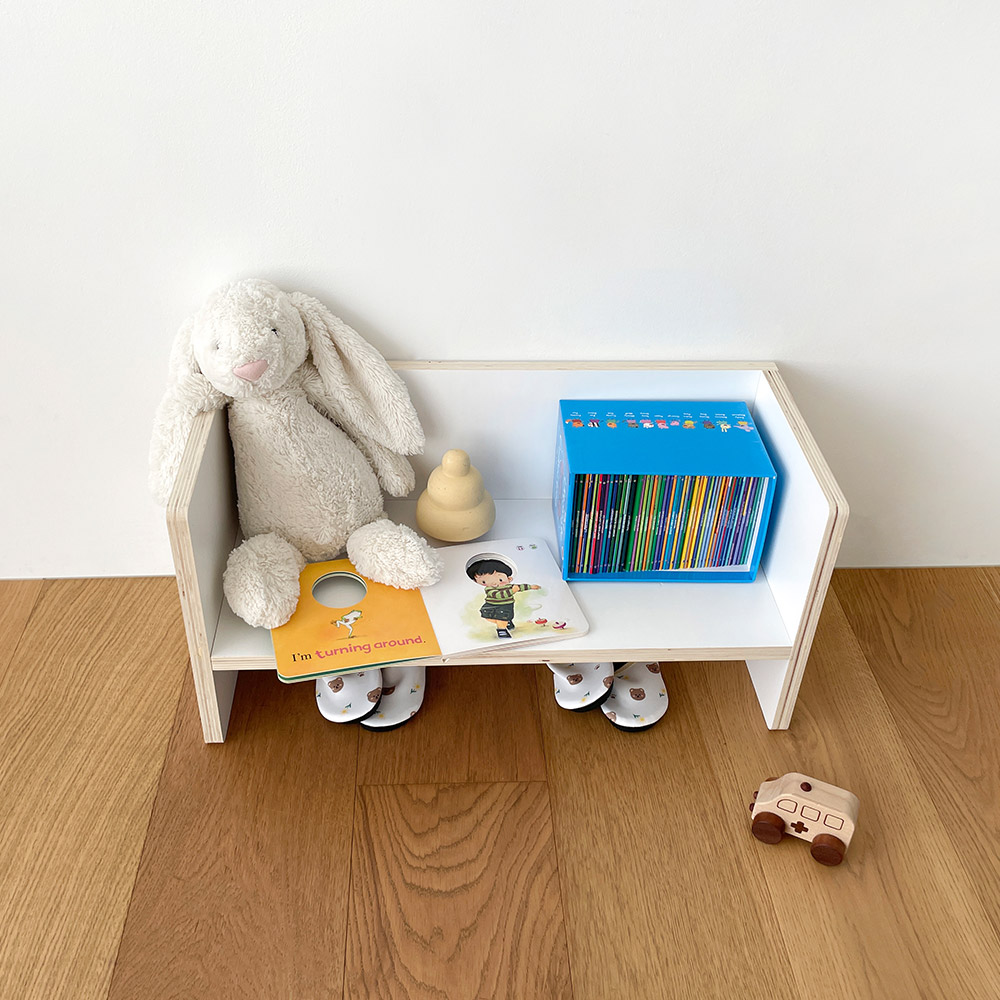 심플룸 아기 슈벤치 신발장 현관 벤치 의자 미니 수납장