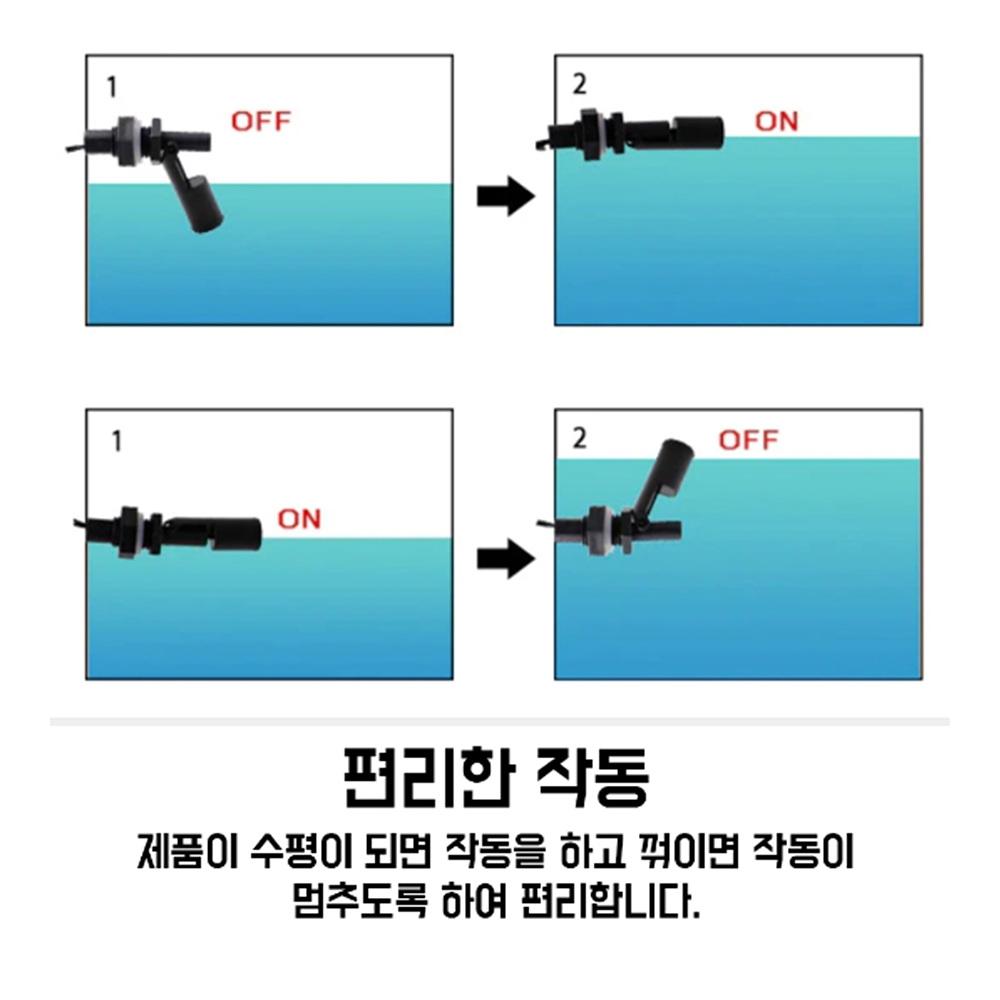 수위센서 플로트스위치 수위조절기 레벨센서 이미지 6