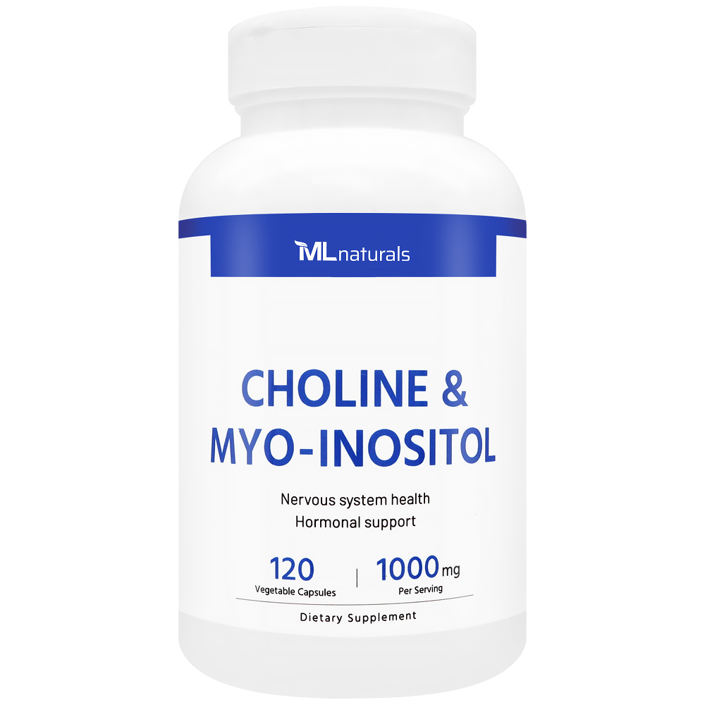 신제품! 마이라이프 내추럴스 콜린 & 미오-이노시톨 1000mg 120야채캡슐 - 메인 이미지
