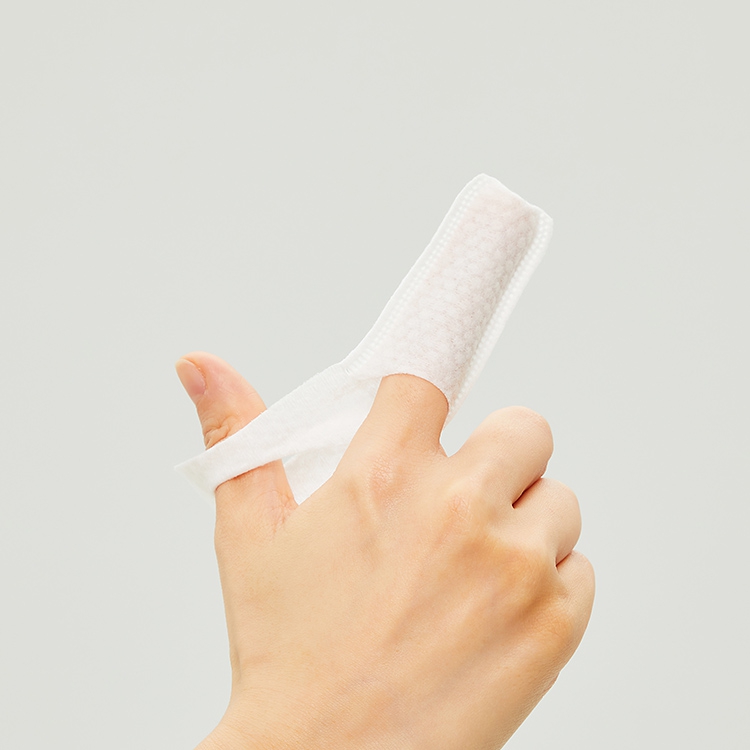 플라고 손가락 칫솔 패드 강아지 고양이 양치 입냄새 치석 관리 일회용 60개입, 2개