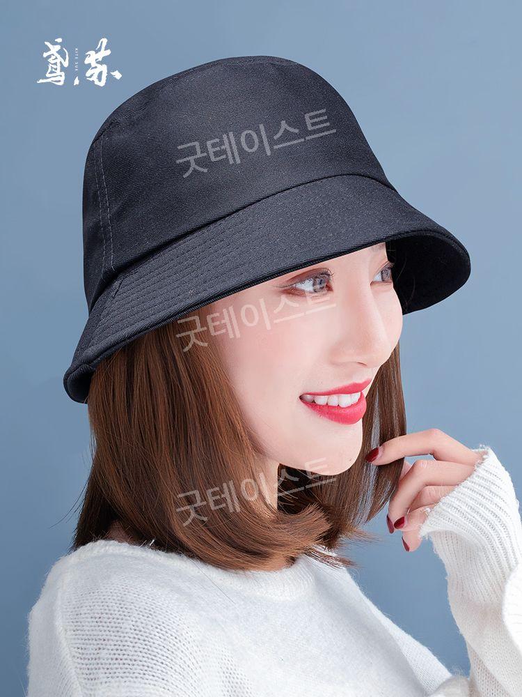 항암모자가발 일체형 단발 여성 버킷햇 모자달린가발 이미지 8