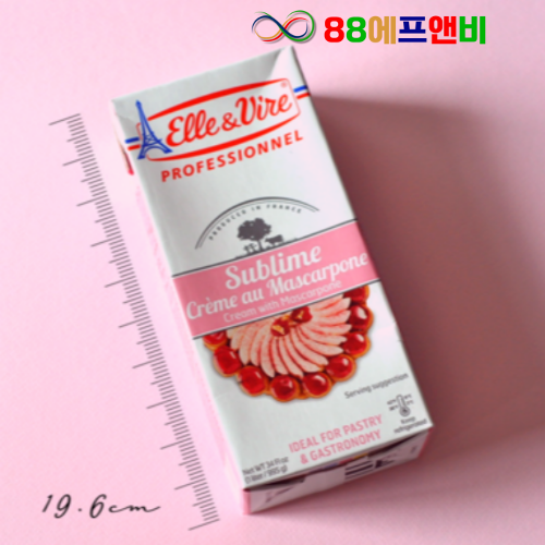 서브라임 1L(아이스박스 무료)마스카포네 30프로 프랑스산 엘르앤비르 생크림 - 상품 이미지