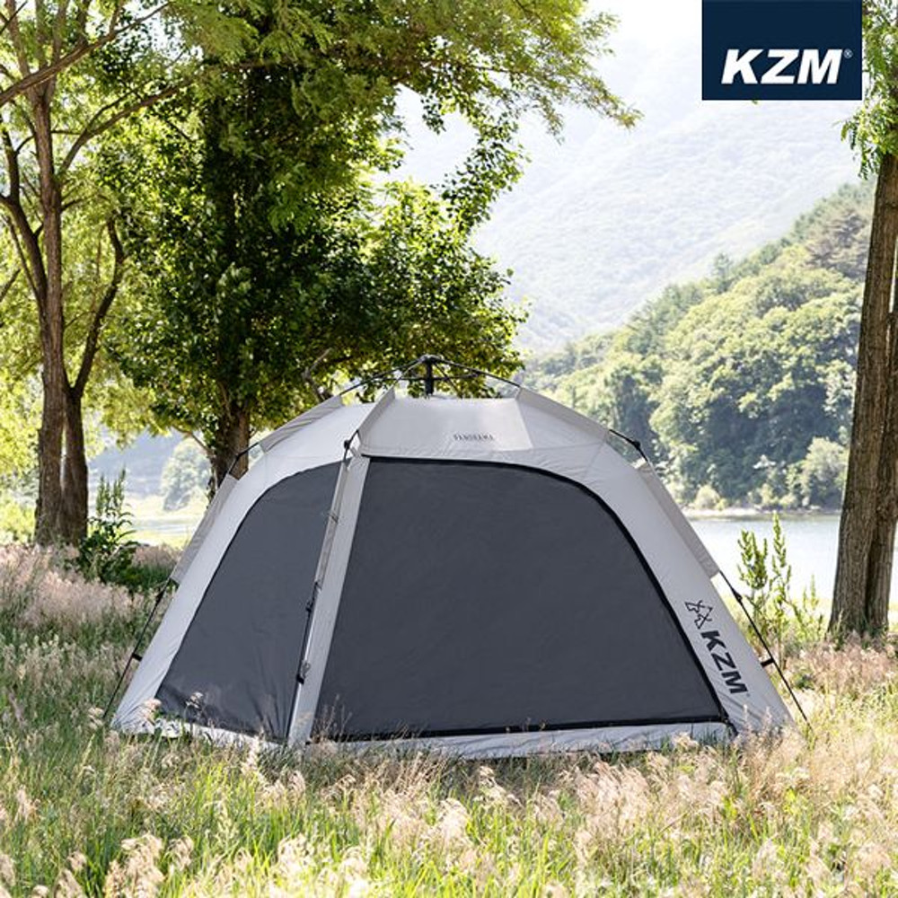 카즈미 와이드 파노라마 오토 그늘막 텐트 캠핑 차박 피크닉 원터치