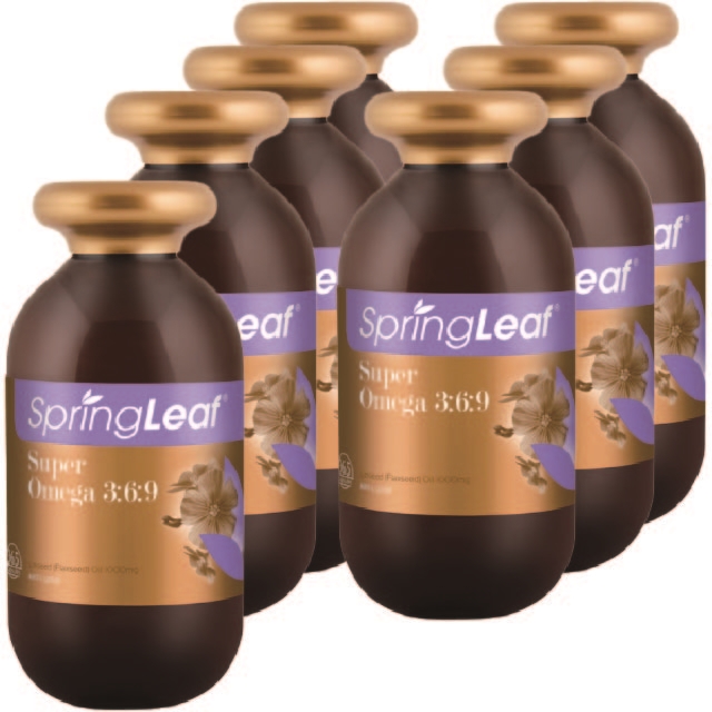 호주 스프링리프 식물성 오메가 3 6 9 플랙씨드 오일 1000mg 365 캡슐 이미지 8
