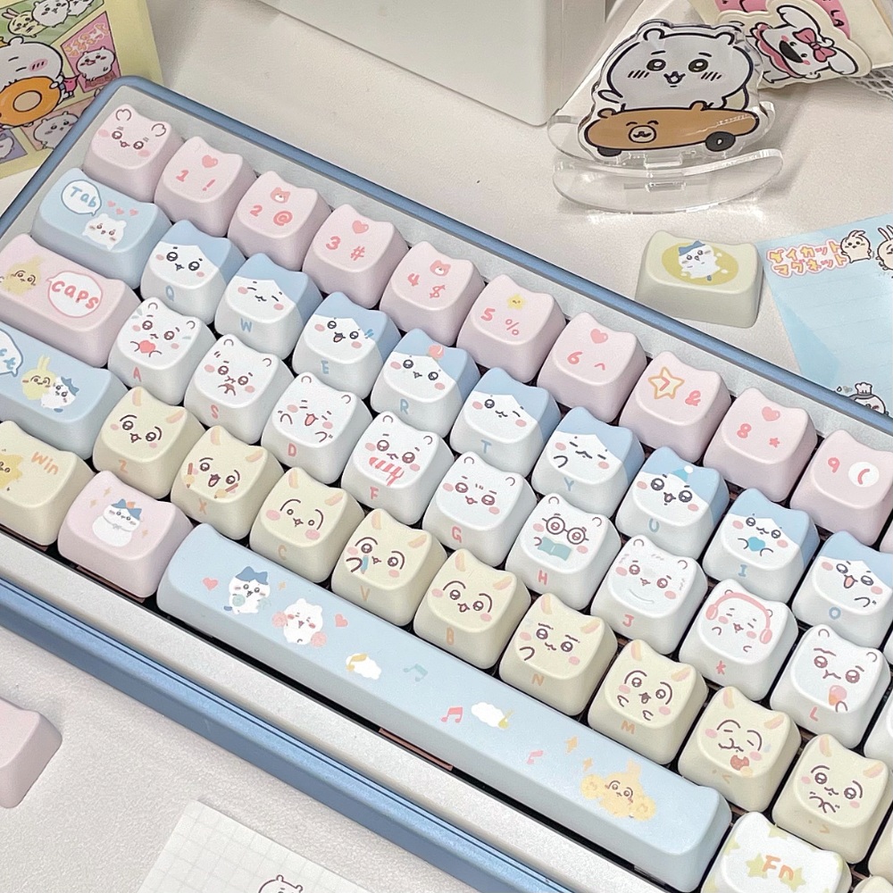 고양이키캡 포인트 커스텀키캡 키보드 기계식 캐릭터 캐릭터키캡 포인트키캡 PBT - 상품 이미지