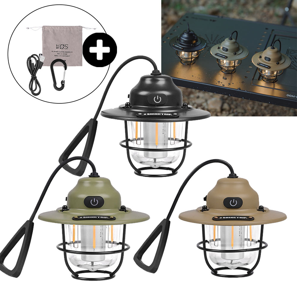 캠핑 랜턴 호롱불 에디슨 LED 조명 실내등 빈티지 충전식 전등 램프