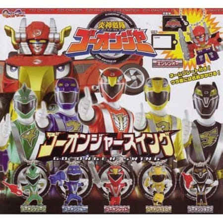 반다이(BANDAI) [해외]파워레인저 엔진포스 가샤폰 스윙 6종 세트