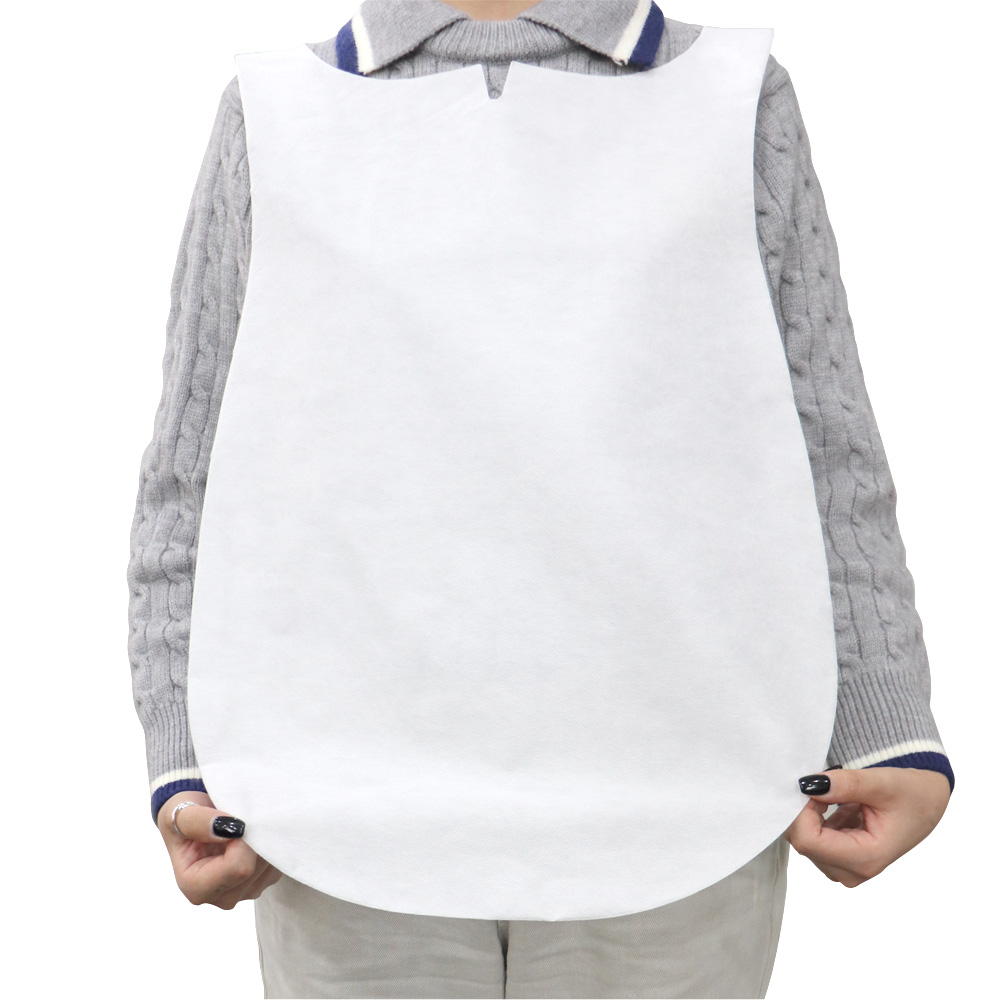 수라칸 부직포 일회용 앞치마 화이트 300매 위생앞치마 업소용 손님용 음식점 도매