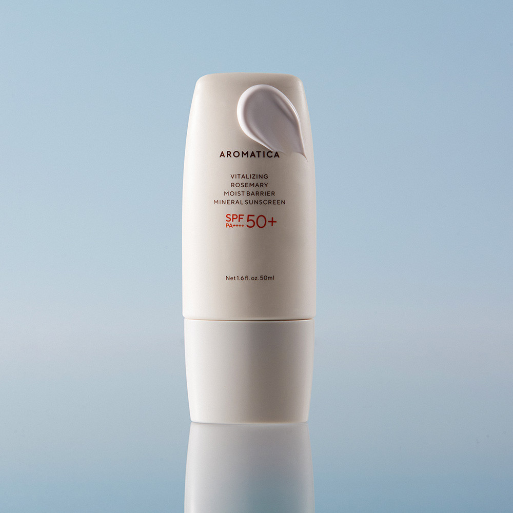 아로마티카 바이탈라이징 로즈마리 수분장벽 선크림 50ML SPF 50+ PA++++ 무기자차 이미지 4