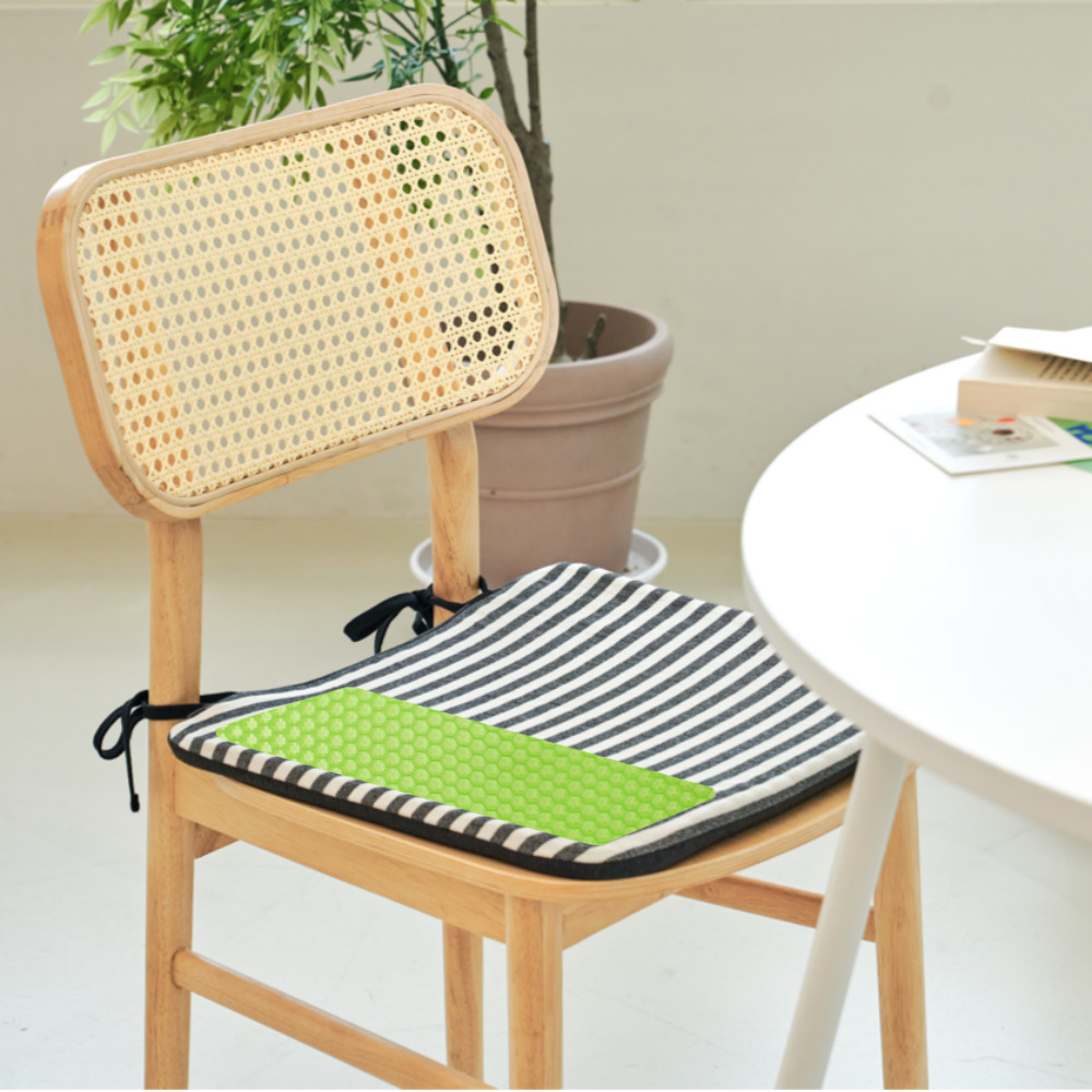 [커버 증정] 밸런스온 기능성 디자인 리빙 시트 2입 M SIZE (인테리어 자세교정 식탁의자방석)