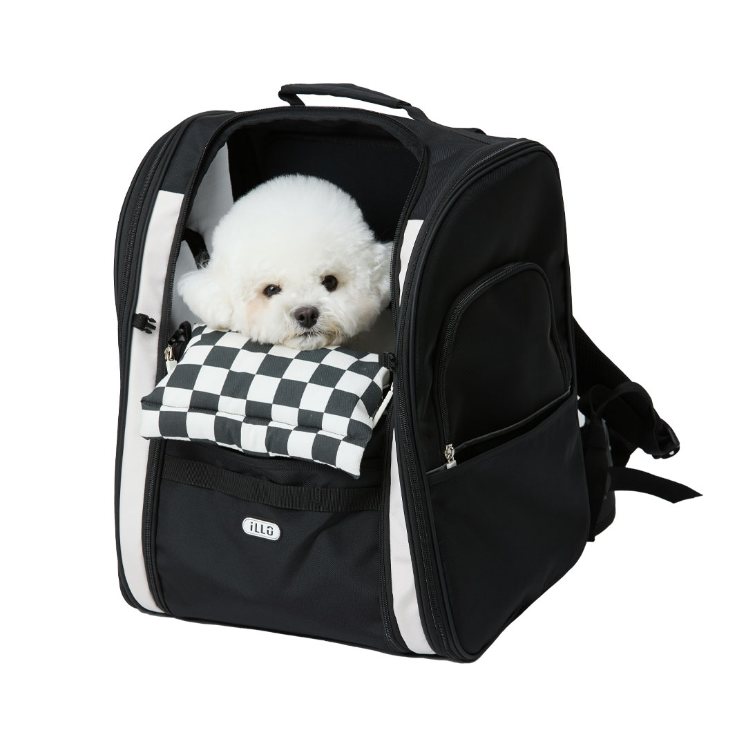 일로 지오백 강아지 백팩 기내용 반려견 이동가방 안전벨트 카시트 소형견 중형견 이동장