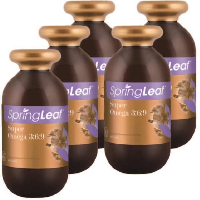 호주 스프링리프 식물성 오메가 3 6 9 플랙씨드 오일 1000mg 365 캡슐 이미지 6