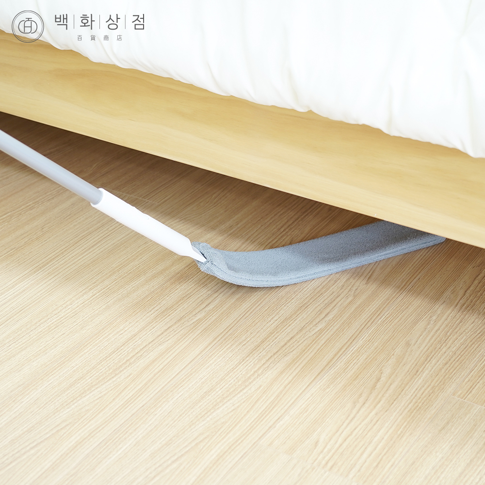 백화상점 다용도 틈새 밀대 침대 밑 천장 청소 극세사 밀대 걸레