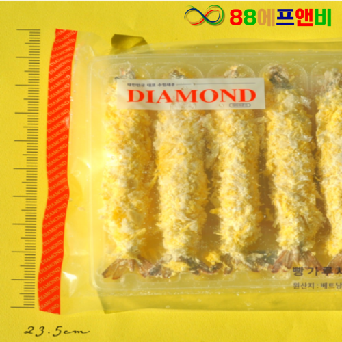 [브레디드쉬림프] 빵가루새우, 빵새우 30g 10미(튀김용새우)왕새우튀김 20G 10미, 50G 6미